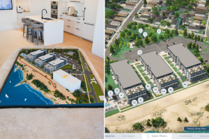 architectural scale model and 3d real estate sales software LiveSite® by NEEZO Studios