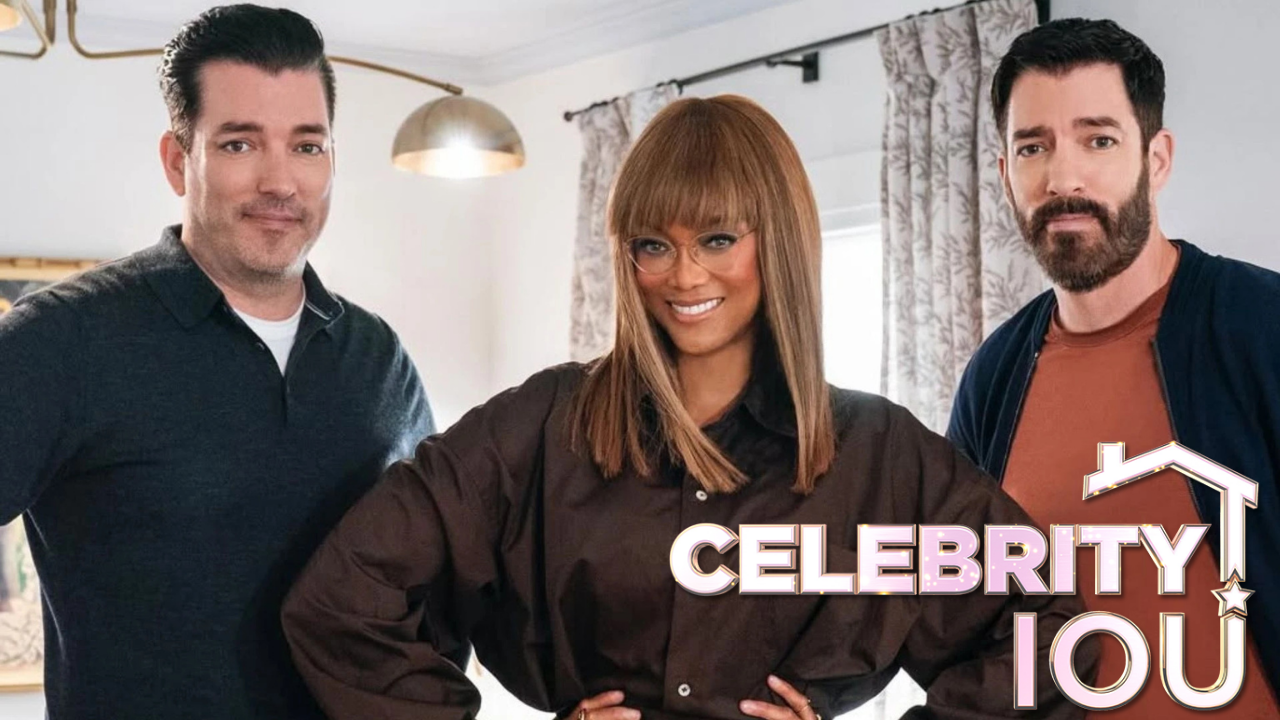 Tyra Banks on Celebrity IOU with Drew Scott and Jonathan Scott HGTV