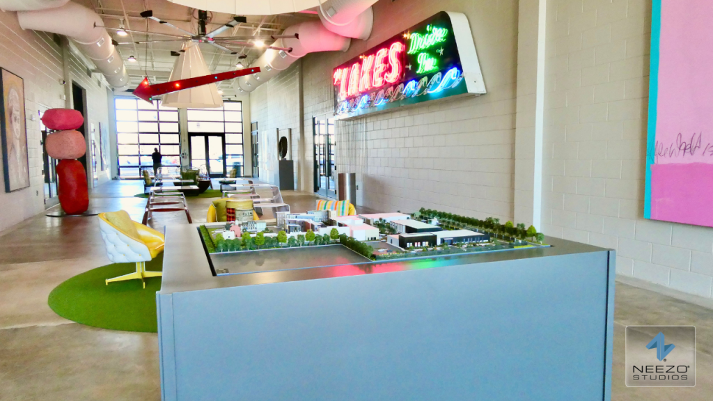 Atlanta Scale Model Maker NEEZO Studios Creates Scale Model for SCAD and Savannah Film Festival