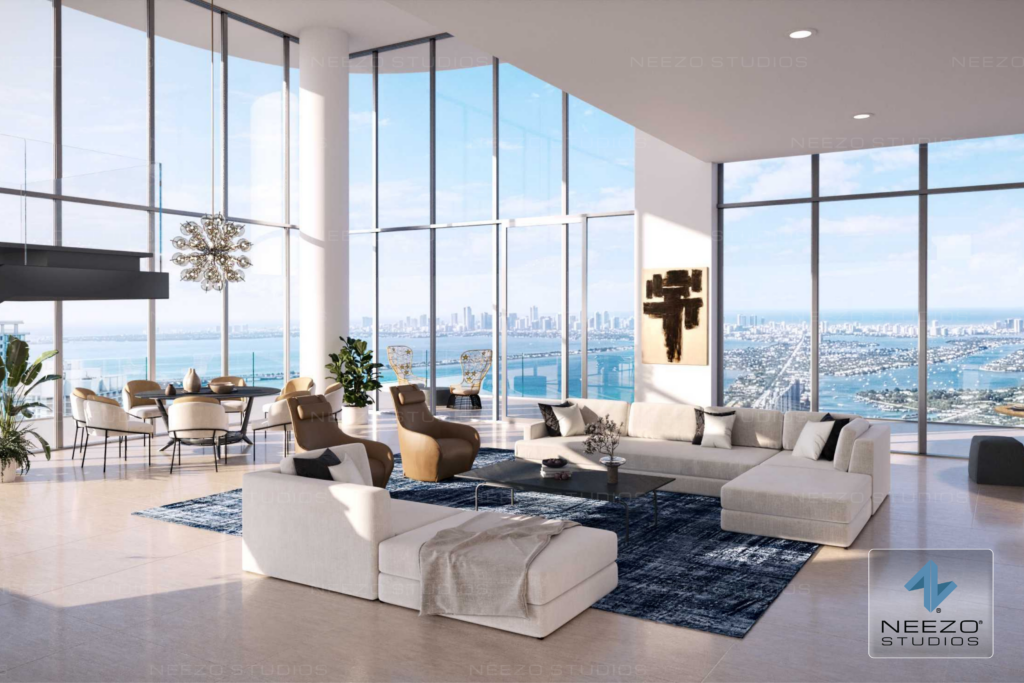 NEEZO Studios Interior Rendering Luxury Condo