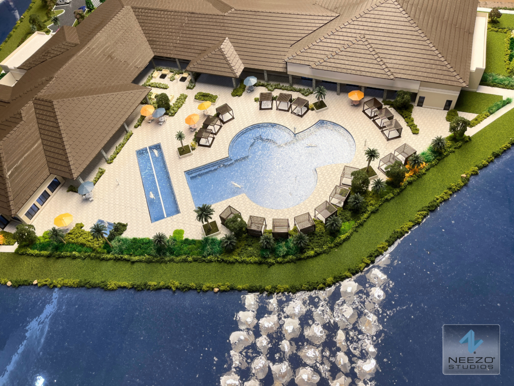 Florida architectural scale model maker for sales galleries NEEZO Studios