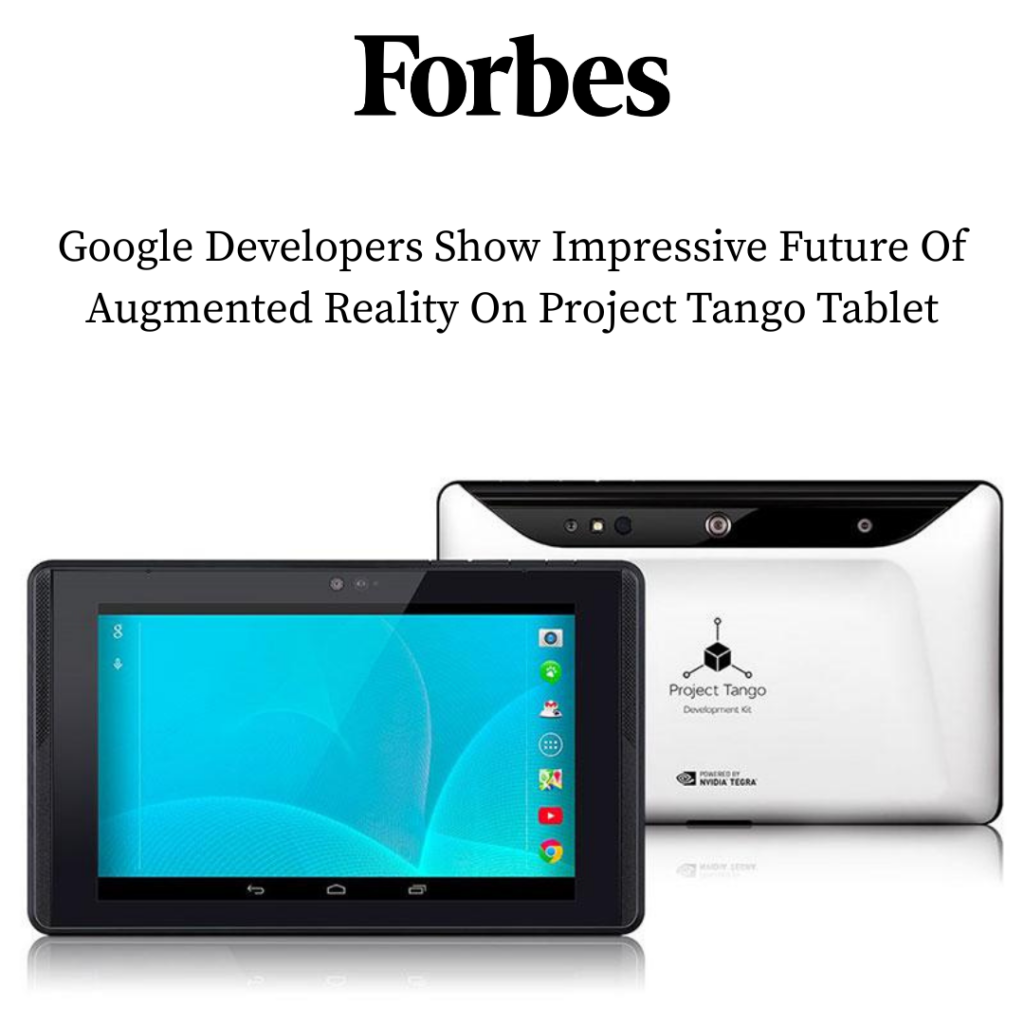 NEEZO Studios Augmented Reality Google Tango Forbes Article