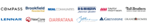 real estate developers who have used LiveSite® real estate sales software to sell their developments including toll brothers, compass, d.r. horton, brookfield residential, neal communities, lennar, taylor morrison, nexcore group, fallon company, richmond american homes, grand homes, greystone communities, giarratana