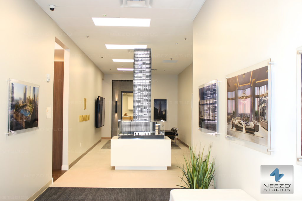 Premium-quality architectural scale model for sales gallery for Nashville's Paramount by NEEZO Studios