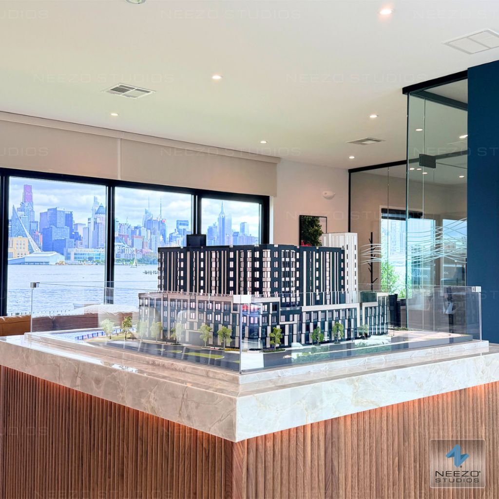 Architectural scale model by New York scale model maker NEEZO Studios