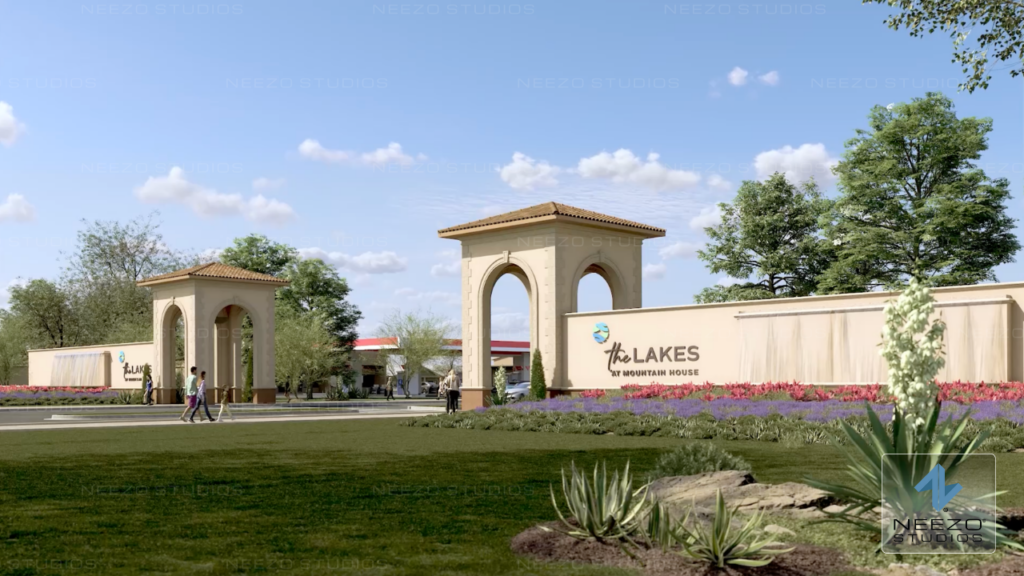 California master-planned community visualization