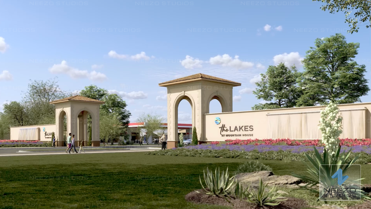 California master-planned community visualization