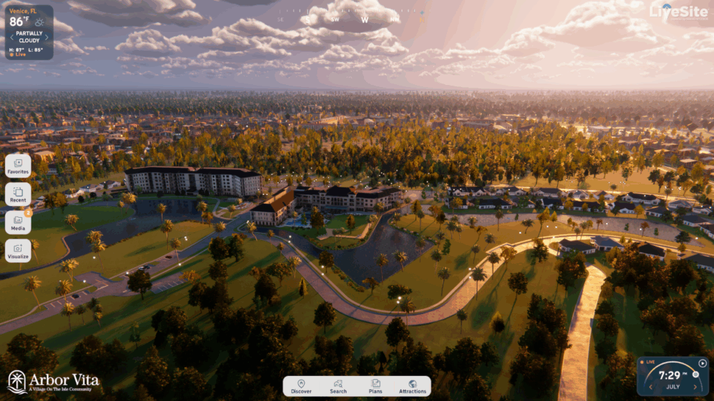 3D interactive real estate sales gallery software for pre-construction and rentals LiveSite® by NEEZO Studios
